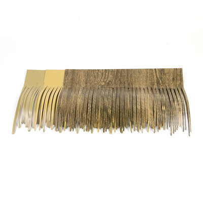Künstliche Aluminiumdachplatte Straw Tiles, Garten-Patio-Chemiefasergewebe decken Regenschirm-Abdeckungs-Deckungs-Material mit Stroh