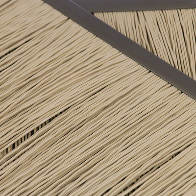 Guter Entwurf wasserdichter Firepeoof decken Reed Roof-Fliese London-Häuschenstrandschirm Dekoration mit Stroh