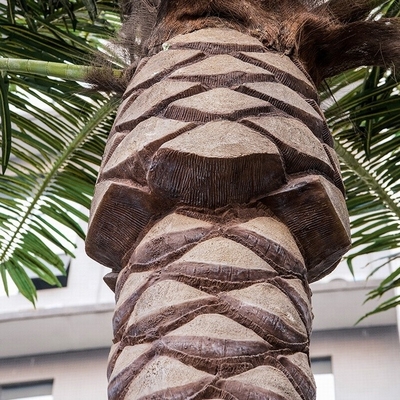 Künstlicher Kokosnuss-Palme-Fiberglas-Baum-Mall-Strand-Bäume im Freien