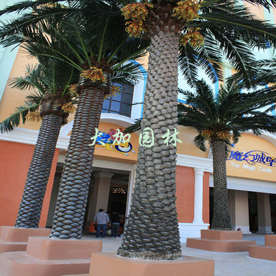 Faser-Kokosnuss palmenartig von künstlichem Mini Bottle Palm Leaves Roof-Baum