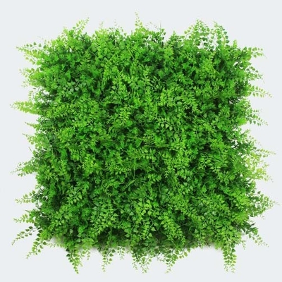 4.8CM vertikale künstliche grüne UVwand, Plastik der Faux-Laub-Wand-100