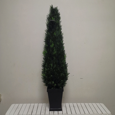 1m Stahlrahmen künstlicher Topiary-Baum für Weihnachten