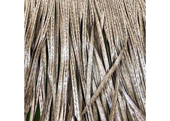 500*500mm synthetisches Dach decken Fliesen Straw Color For Resorts mit Stroh