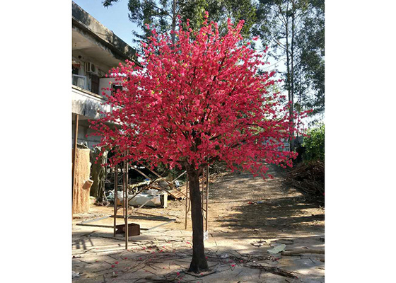 Hölzerner künstlicher Blüten-Baum, 1m Hochzeits-Fälschungs-Rosa-Blüten-Baum