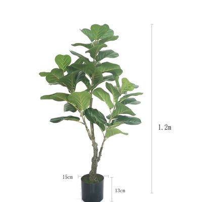Künstlicher Feigenblatt-Baum ODM H1.2m, natürliche künstliche Bäume des Stamm-4ft