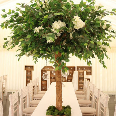 1m künstlicher Blüten-Baum, ODM-Fälschung weißer Cherry Blossom Tree For Wedding