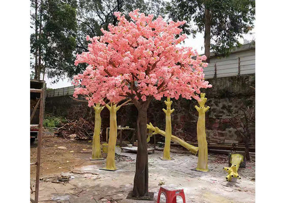 1m künstliches Cherry Blossom Tree Fiberglass Wood Material
